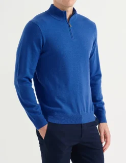 MERINO 1/4 ZIP SWEATER