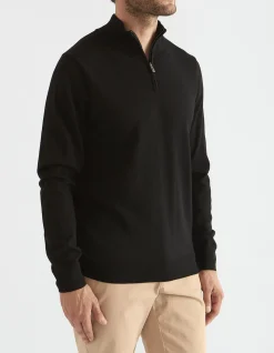 MERINO 1/4 ZIP SWEATER