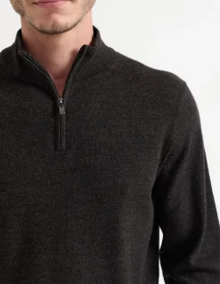 MERINO 1/4 ZIP SWEATER