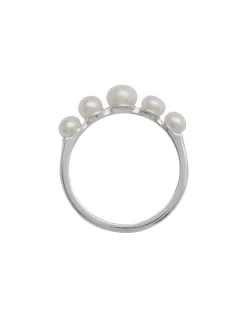 Mermaid Silver Pearl Ring