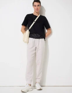 MESH PANELLED TEE