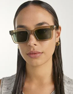 MEX SAGE SUNGLASSES POLARISED GREEN LENS