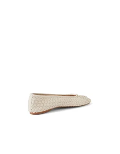 Mico Woven Bow Detail Ballet Flats