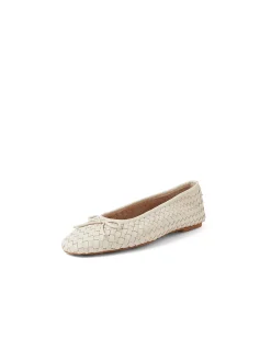 Mico Woven Bow Detail Ballet Flats