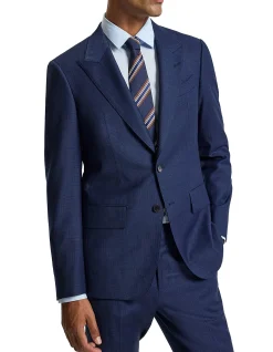 MICRO CHECK SUIT JACKET