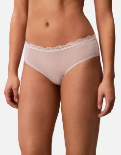 MICROFIBER STRETCH WITH LACE HIPSTER 3PK