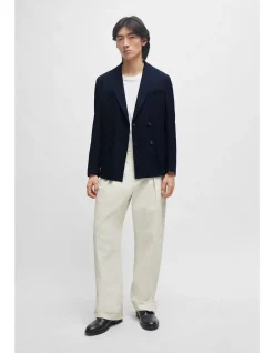 Micro-Patterned Slim-Fit Jacket