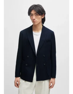Micro-Patterned Slim-Fit Jacket