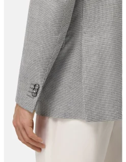 MICRO TEXTURE WOOL LINEN ST BLAZER