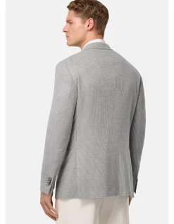 MICRO TEXTURE WOOL LINEN ST BLAZER