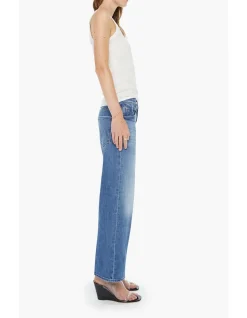 Mid Rise Maven Wide Leg Ankle Crop Jeans