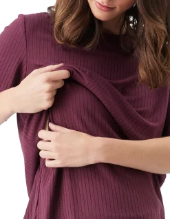 MIKE RIB NURSING TOP