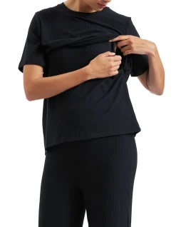 MIKE RIB NURSING TOP