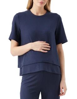 MIKE RIB NURSING TOP