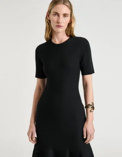 MILANO FLUTED MIDI DRESS