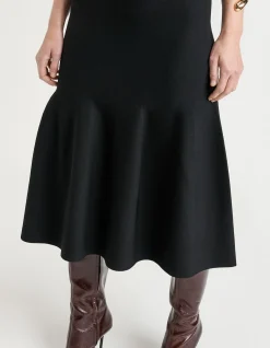 MILANO FLUTED MIDI DRESS