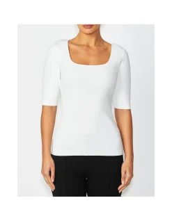 MILANO IVORY KNIT TOP