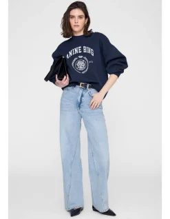 MILES SWEATSHIRT COLLEGIATE - DARK NAVY