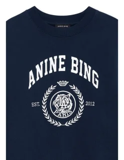 MILES SWEATSHIRT COLLEGIATE - DARK NAVY