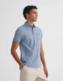 MILO PRINTED JERSEY POLO W POCKET
