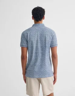 MILO PRINTED JERSEY POLO W POCKET
