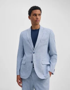 MILTON LINEN BLEND BLAZER