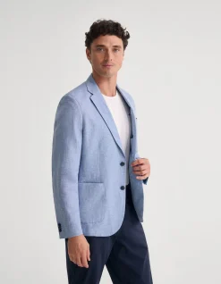 MILTON LINEN BLEND BLAZER