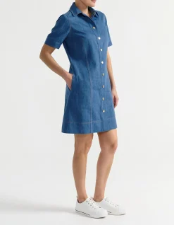 MINI DENIM DRESS