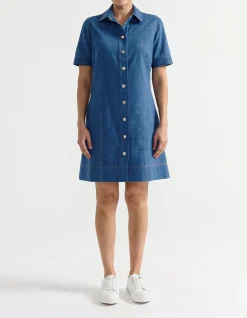 MINI DENIM DRESS