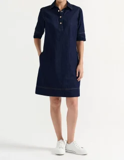 MINI DENIM DRESS