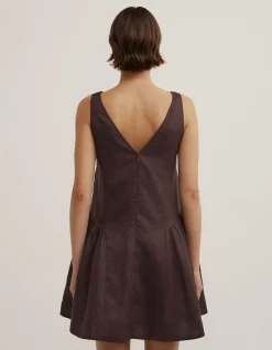 Mini Gather Panel Dress