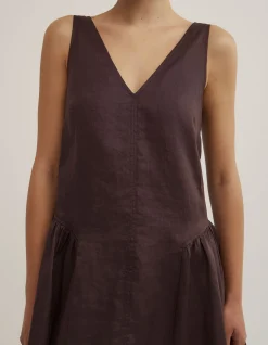 Mini Gather Panel Dress