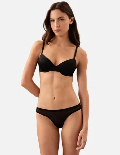 Minimalist Mesh Sheer Medium Rise Thong