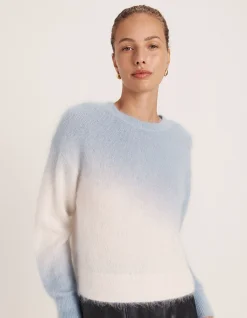 MINNIE MOHAIR DIP DYE SWEATER