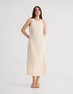 MIRIAM LINEN BLEND DRESS