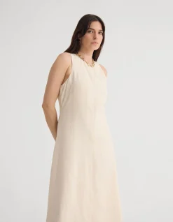 MIRIAM LINEN BLEND DRESS