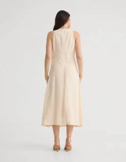 MIRIAM LINEN BLEND DRESS