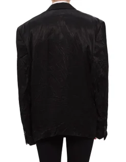 Mirror Satin Double Breasted Jacket