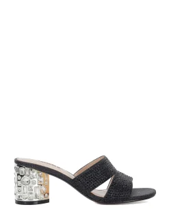 MIRRORS HEELED MULE
