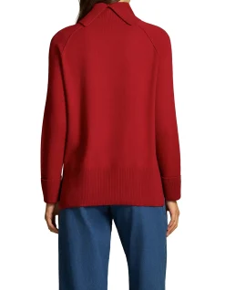 MI - SIDE SPLIT MERINO WOOL JUMPER