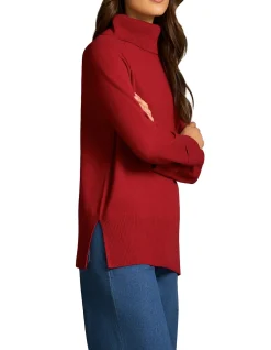 MI - SIDE SPLIT MERINO WOOL JUMPER