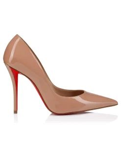 MISS Z 100 LEATHER PATENT BLUSH PUMP
