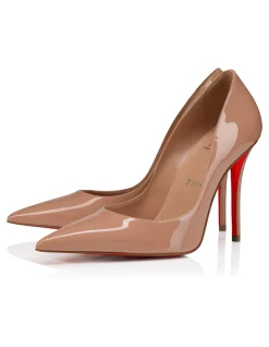 MISS Z 100 LEATHER PATENT BLUSH PUMP