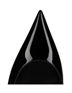 MISS Z SLING BACK 60 LEATHER PATENT BLACK