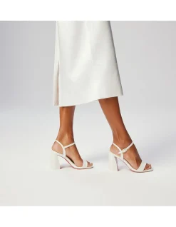 MISS JANE SANDAL 85 NAPPA PERLE/LINING BIANCO