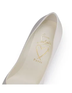 MISS Z 100MM NAPPA PERLE LINING BIANCO PUMPS