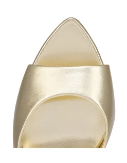 MISS Z MULE 100 NAPPA LAMINATA PLATINE