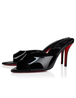 MISS Z MULE 80 PATENT BLACK