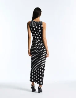 MIXED POLKADOT ELECTRA DRESS