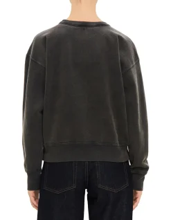 MOBYLI DISTORTED LOGO CREWNECK SWEATSHIRT